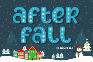 After Fall Font: The Christmas Crafting Typeface That Elevates Small Business Branding
