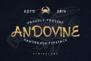 Andovine: A Vintage-Inspired Display Font That Elevates Small Business Branding