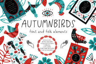 Autumnbirds Font: Elevate Your Brand with a Magical Display Typeface