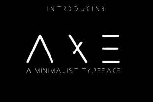 Axe: A Futuristic Free Display Font for Modern Design Projects