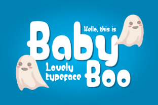 Baby Boo: A Sweet Halloween Display Font for Crafters and Makers