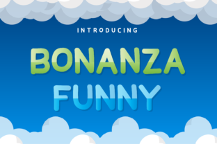 Bonanza Funny Font: A Whimsical Display Typeface for Creative Brands