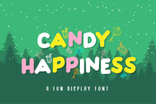 Candy Happiness: A Fun and Cool Display Font for Scroll-Stopping Visuals