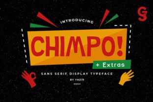 Chimpo: A Vintage-Inspired Display Font for Makers and Printables Creators