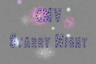 CMV Starry Night Font: Sweet, Starry Typography for Branding and Business