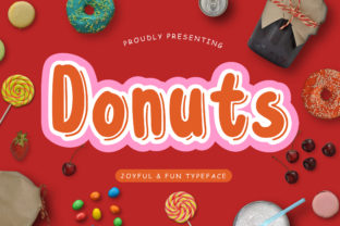 Donuts: A Cheerful Display Font for Joyful Editorial Design