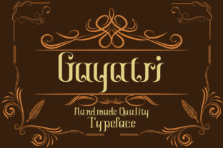 Gayatri: A Bold Display Font for Timeless Brand Campaigns