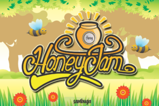Honey Jam Font: Sweet Display Type for Handmade Labels
