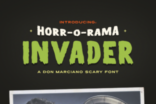 Invader: A Scary-Cool Display Font for Bold Editorial Design