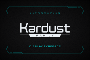 Kardust Family: A Geometric Display Font for Modern Marketing Design