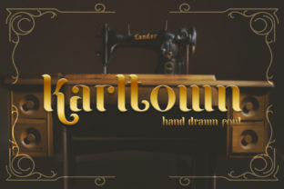 Karltown: A Bold Vintage Display Font for Editorial Design