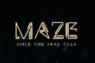 Maze Font: A Futuristic Display Typeface for Editorial Design