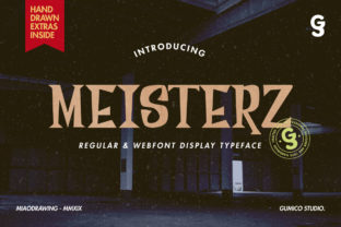 Meisterz: A Bold Display Font for Timeless Editorial Design