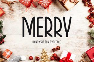 Merry: A Sweet & Cozy Christmas Display Font for Makers and Designers