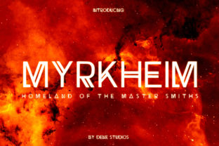 Myrkheim Font Review: A Futuristic Display Typeface