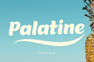 Palatine: A Bold Display Font That Brings Handmade Designs to Life