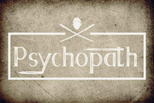 Psychopath Font: A Bold Display Typeface for Spooky and Halloween Designs