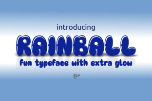 Rainball Font: Bold Display Typography for Web Design