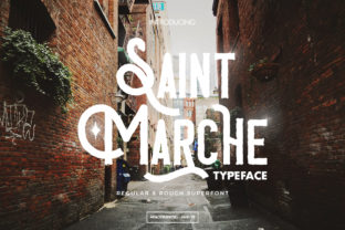 Saint Marche: A Romantic Display Font for Modern Web Design