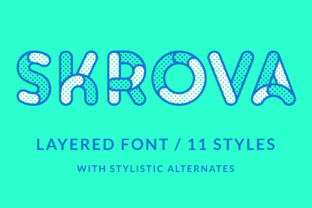 Skrova Font: Layered Display Typography Guide