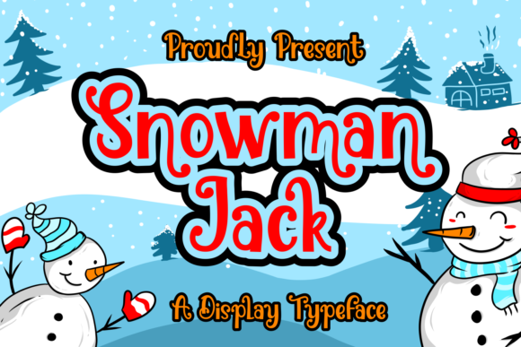 Snowman Jack: A Winter-Inspired Display Font for Festive Branding