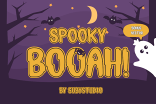 Spooky Booah: A Handmade Font for Halloween Branding That Stands Out