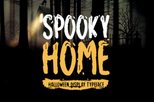 Spooky Home Font Review for Halloween Campaign Design