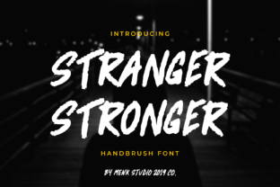 Stranger Stronger Font Review for Handmade Products