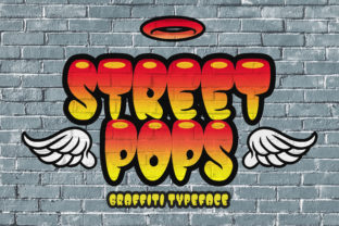 Street Pops Font: Bold Graffiti Style for Urban Branding
