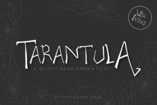 Tarantula Font: A Quirky Display Typeface for Halloween Campaigns