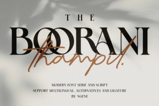 The Boorani Thampil Duo: A Bold Display Font for Business Branding