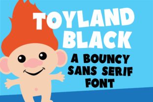 Toyland Black: A Bouncy Sans Serif Font for Playful Digital Branding