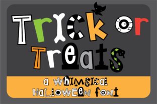 Trick or Treats Font: A Halloween-Themed Display Typeface for Spooky Branding Projects