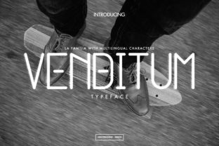 Venditum: A Bold Display Font for Modern Design Projects