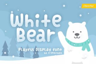 White Bear: A Sweet and Cool Display Font for Winter-Themed Branding