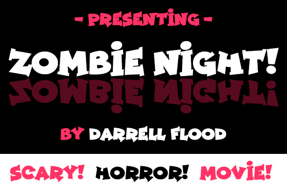 Zombie Night: A Spooky Serif Font for Halloween Campaigns